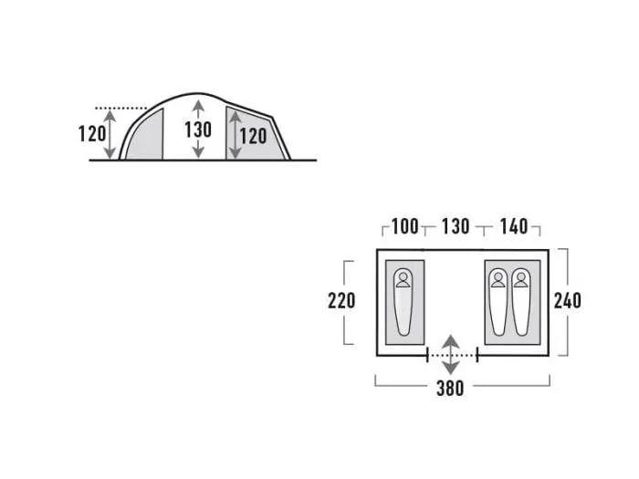 Палатка HIGH PEAK Мод. NAXOS 3.0 Купить в Алматы — магазин Korgan Center