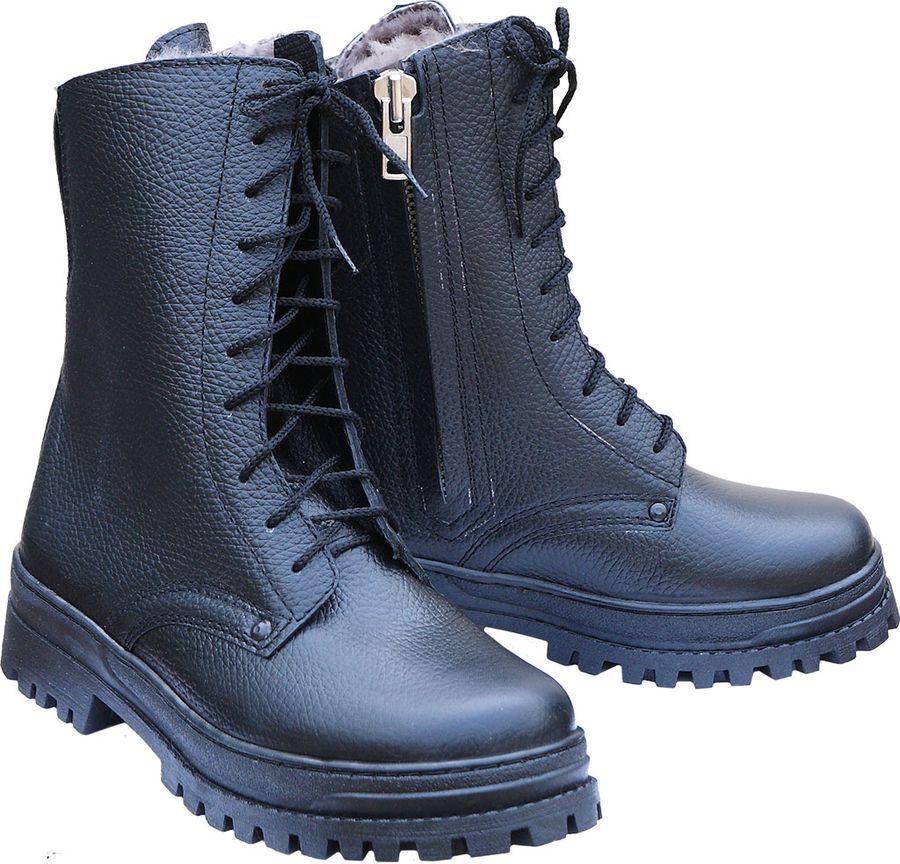 Полусапоги зимние ХСН Пилот (кожа) (натур.мех) — обувь, стельки и уход за обувью | KORGAN.KZ