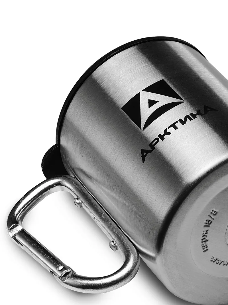 Кружка-термос ARCTICA с карабином — качественный термос для походов, туризма и активного отдыха