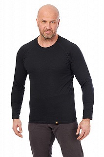 Лонгслив ORION "Classic" (черный) OLS-01GR — одежда для охоты, рыбалки, туризма и города | KORGAN.KZ