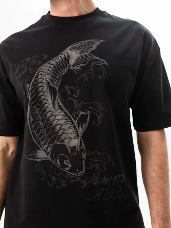 Футболка мужская Remington Fish Black — одежда для охоты, рыбалки, туризма и города | KORGAN.KZ