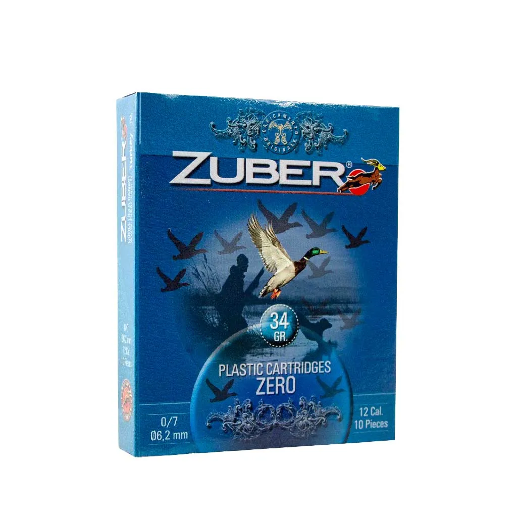  Патрон для гладкоствольного оружия ZUBER Zero (12/70)(34г)(6,2мм x 27шт) в Алматы | Казахстан | Корган Центр | KORGAN