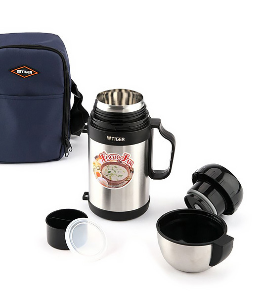 Термос TIGER с широким горлом Мод. MCW-P091 Stainless — качественный термос для походов, туризма и активного отдыха