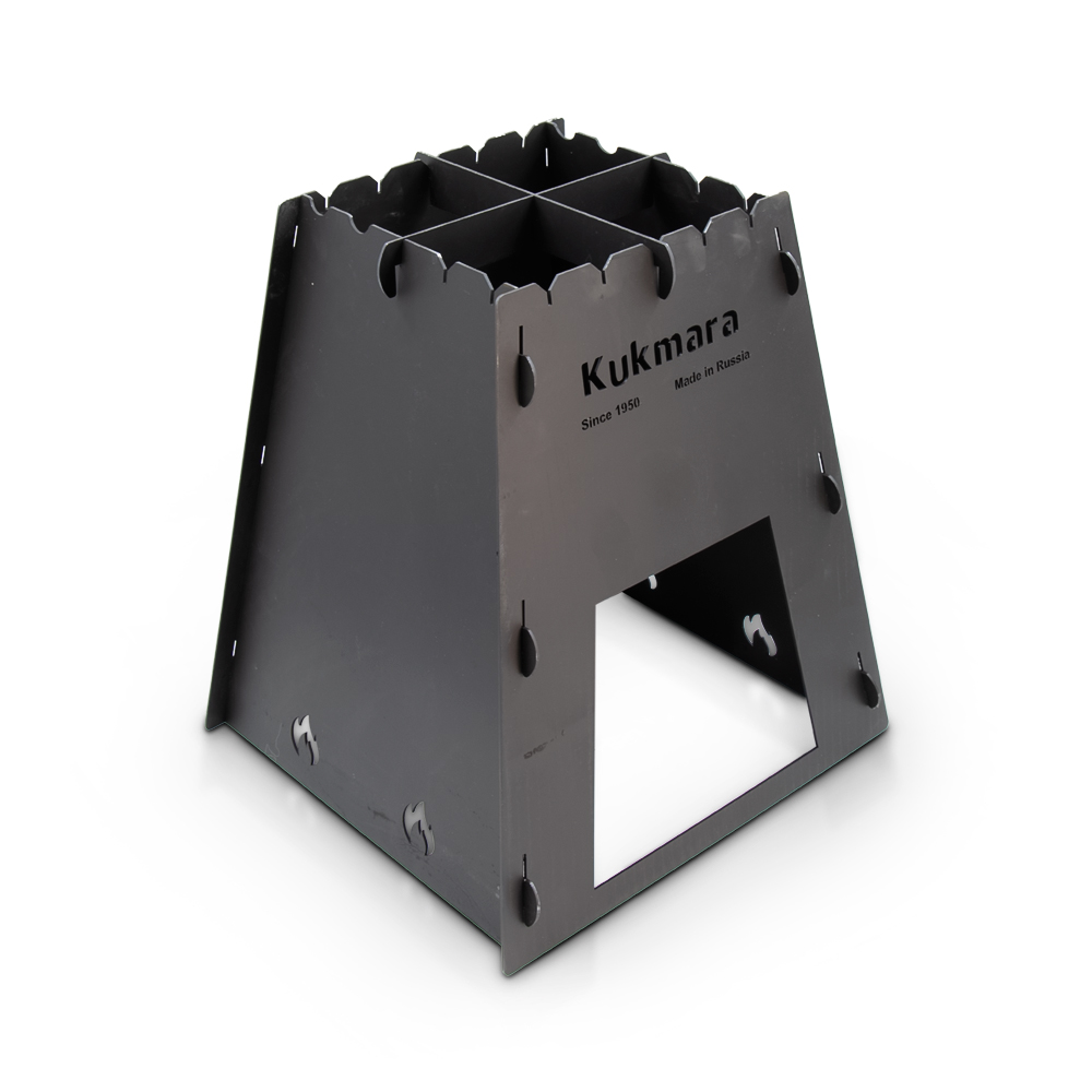 Печь разборная 12,16 л — портативный гриль, барбекю или мангал для отдыха на природе в Алматы