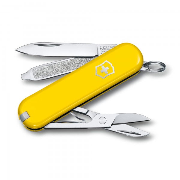 Купить Складной нож VICTORINOX Мод. CLASSIC SD YELLOW в Алматы — магазин Korgan Center | Казахстан | Доставка во все регионы