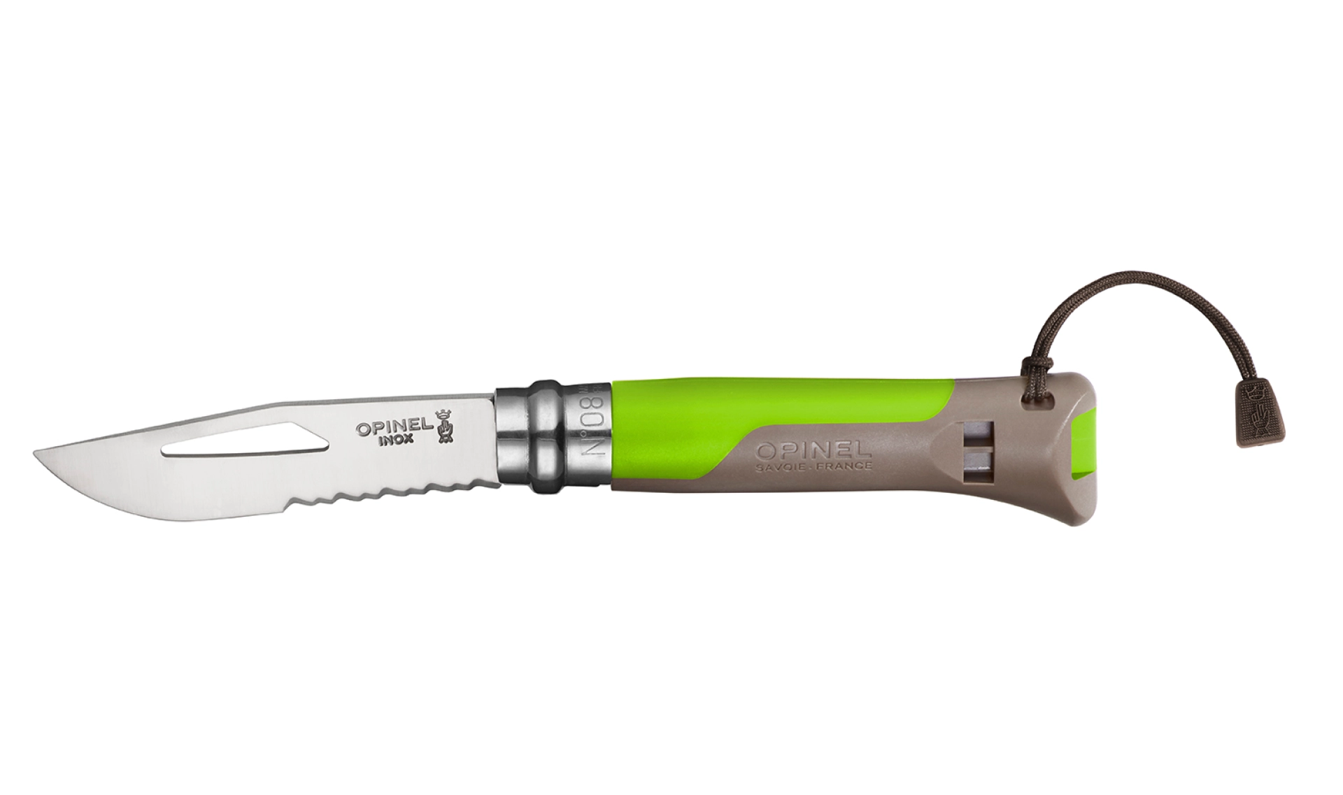 Купить Нож складной Opinel №8 Outdoor Terre\Vert в Алматы — магазин Korgan Center | Казахстан | Доставка во все регионы