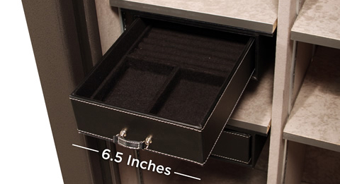 Выдвижной ящик LIBERTY Мод. 6.5" — взломостойкий сейф для дома, офиса или оружия | KORGAN.KZ