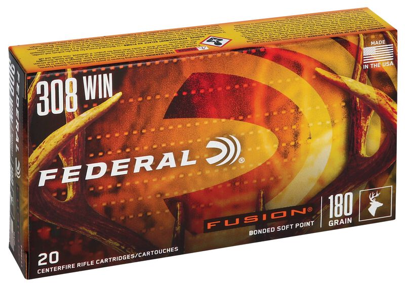 Купить Патрон для нарезного оружия FEDERAL (.308 Win.) FUSION (FSP)(180grs)(11,66г) в Алматы | Казахстан | Корган Центр
