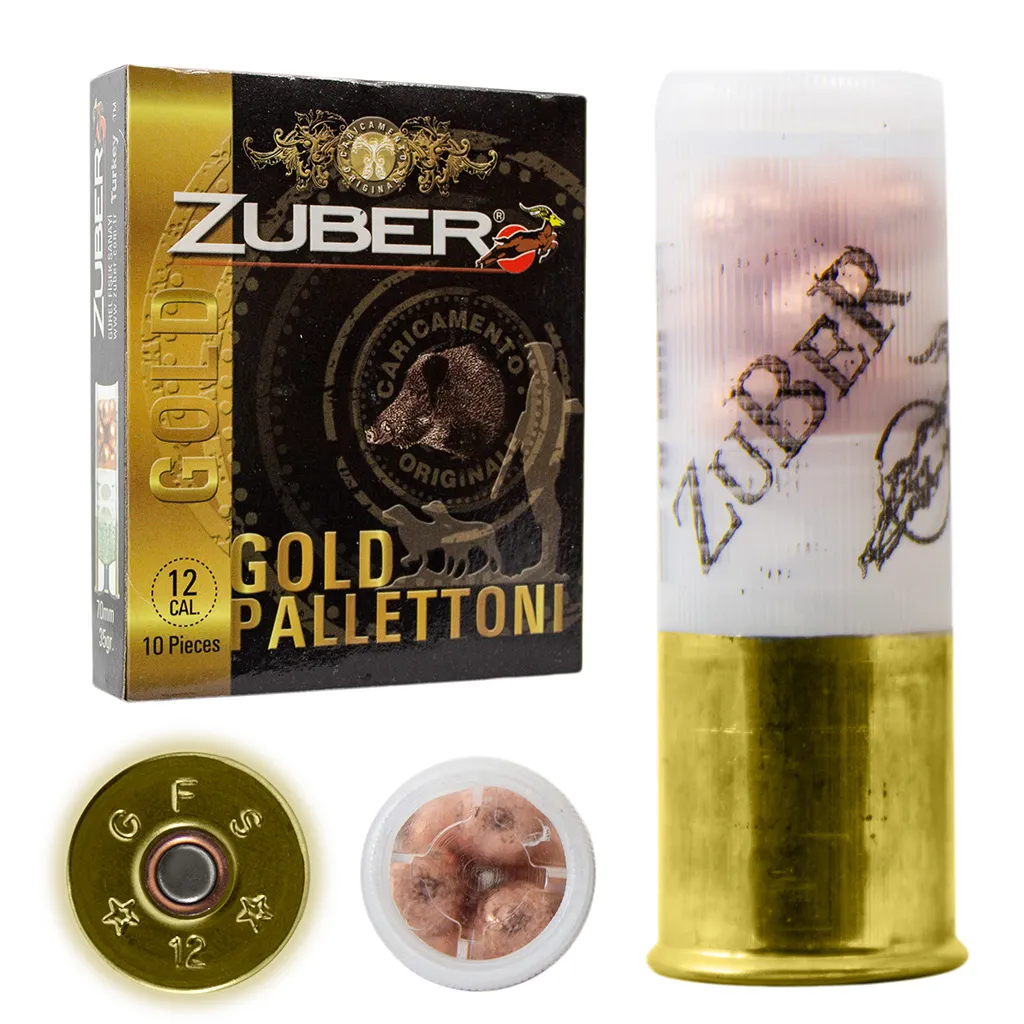  Патрон для гладкоствольного оружия ZUBER Pallettoni Gold (12/70)(35)(8,6мм x 9шт) в Алматы | Казахстан | Корган Центр | KORGAN