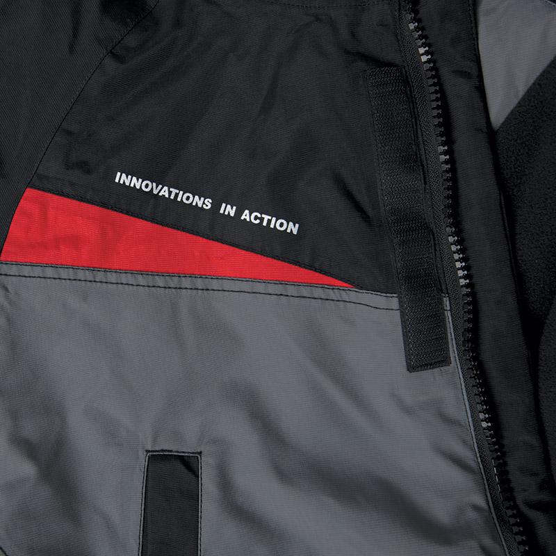 Костюм зимний Alaskan Dakota  cерый/черный (куртка+ полукомбинезон) — куртки, жилеты, маскировочные костюмы, одежда для рыбалки и охоты | KORGAN Казахстан