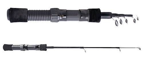 Удочка зимняя SALMO телескопическая Мод. TELEROD — удилище для зимней рыбалки, мормышка, блесна | Казахстан