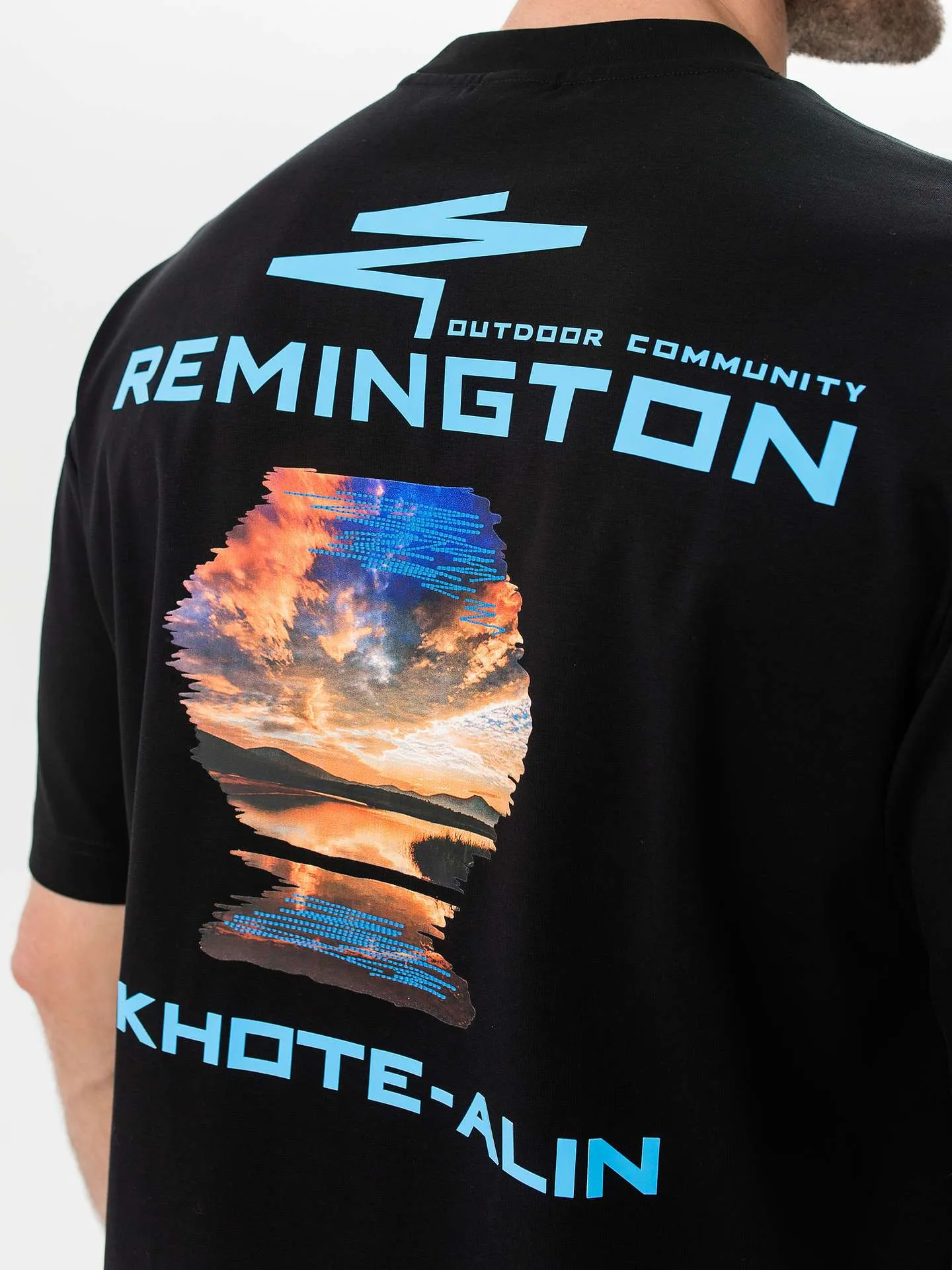 Футболка мужская Remington Sunset View Black — одежда для охоты, рыбалки, туризма и города | KORGAN.KZ