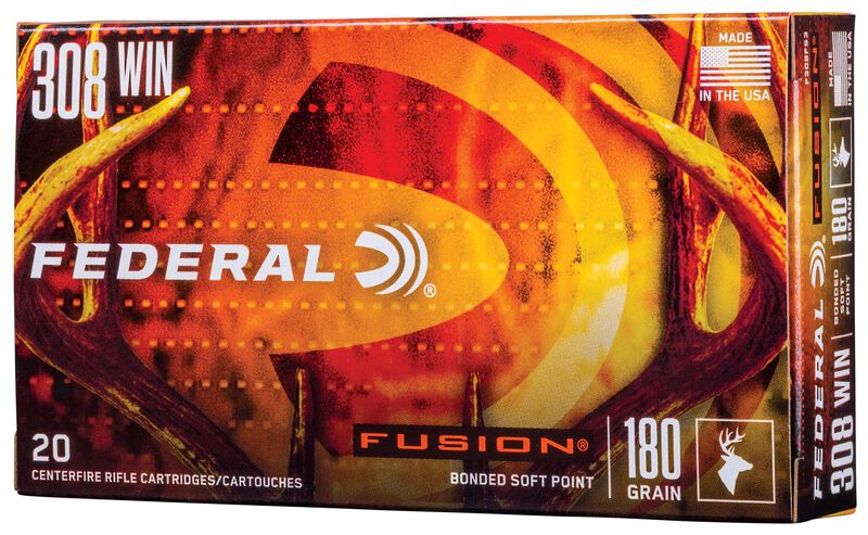 Купить Патрон для нарезного оружия FEDERAL (.308 Win.) FUSION (FSP)(180grs)(11,66г) в Алматы | Казахстан | Корган Центр