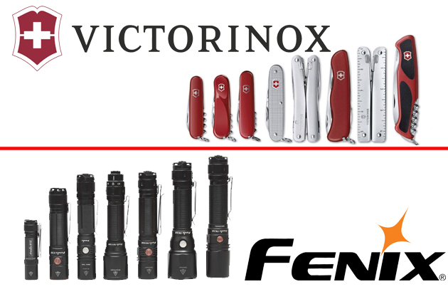 Новое поступление ножей ViICTORINOX и фонарей FENIX