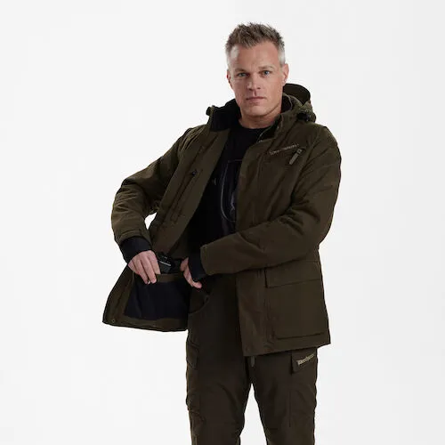 Куртка с подогревом DEERHUNTER-HEAT GAME (коричневый) — одежда с подогревом для экстремальных условий | KORGAN.KZ