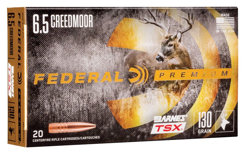 Купить Патрон для нарезного оружия FEDERAL P (6,5 Creedmoor) BARNES TRIPLE-SHOCK X (B-TSX)(130grs)(8,42г) в Алматы | Казахстан | Корган Центр