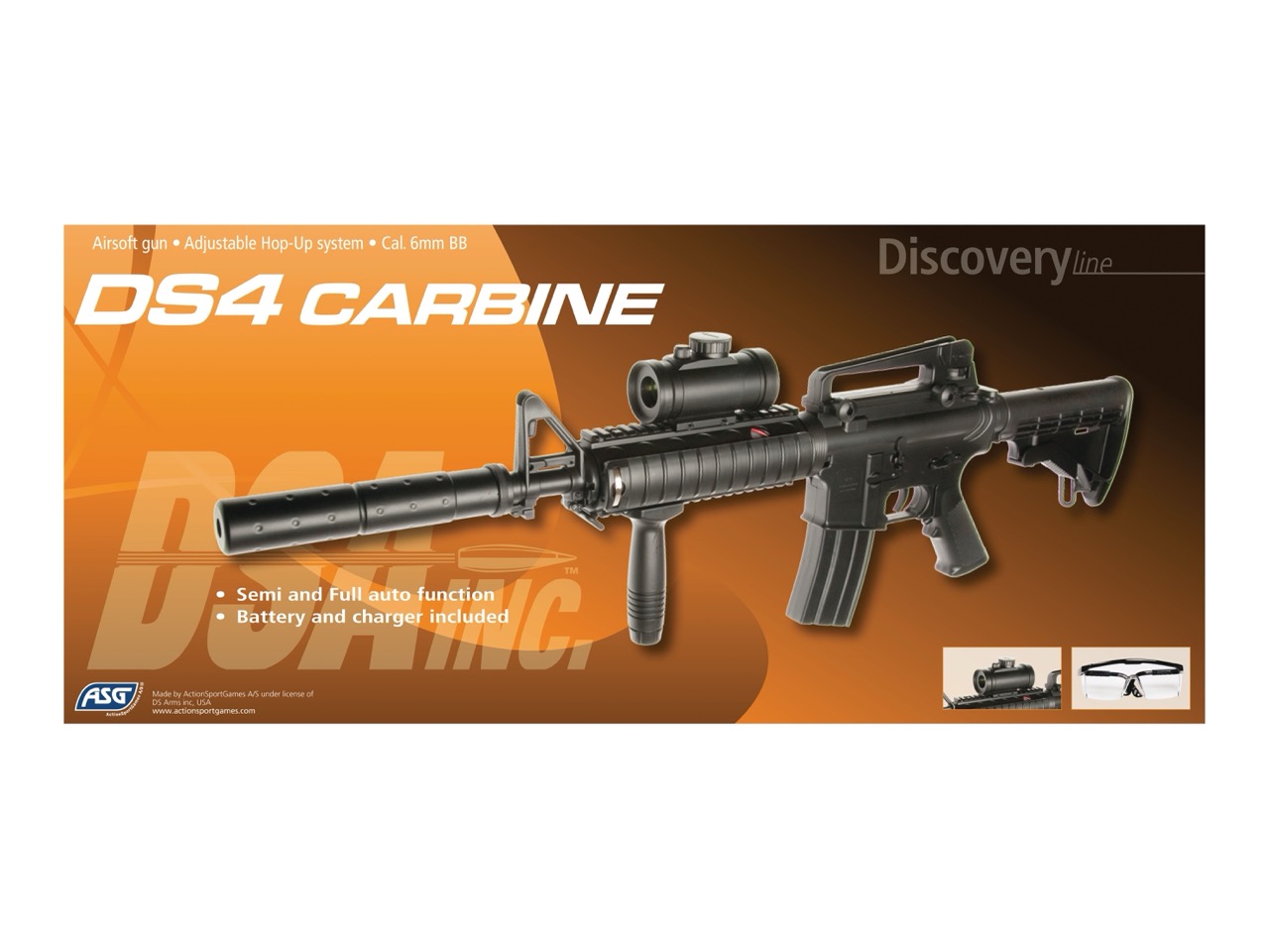 Страйкбольная винтовка ASG Мод. DSAINC DS4 CARBINE —  купить в Алматы у официального диллера | Доставка по Казахстану