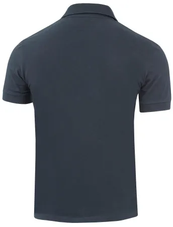 Футболка поло мужская с коротким рукавом. Ткань трикотаж пике (100% хлопок, 250 г/кв.м.). Синий — одежда для охоты, рыбалки, туризма и города | KORGAN.KZ