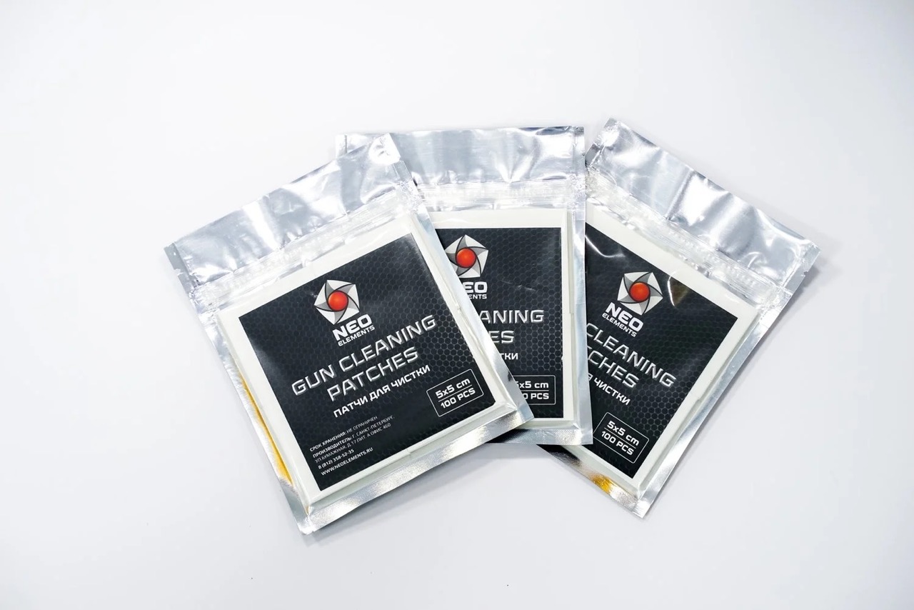 Патчи для чистки оружия NEO ELEMENTS для ухода за оружием в Алматы, Казахстан