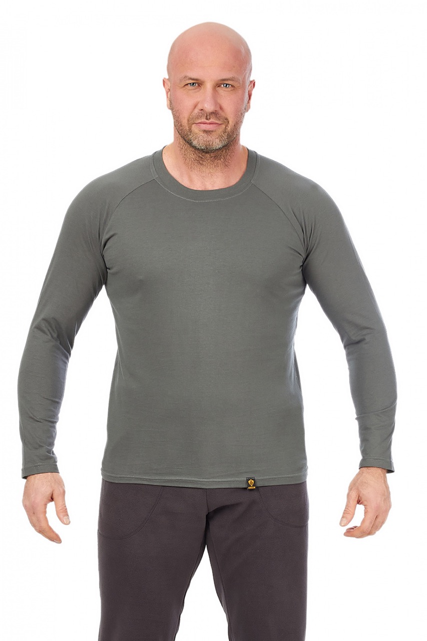 Лонгслив ORION "Classic" (графит) OLS-01GR — одежда для охоты, рыбалки, туризма и города | KORGAN.KZ