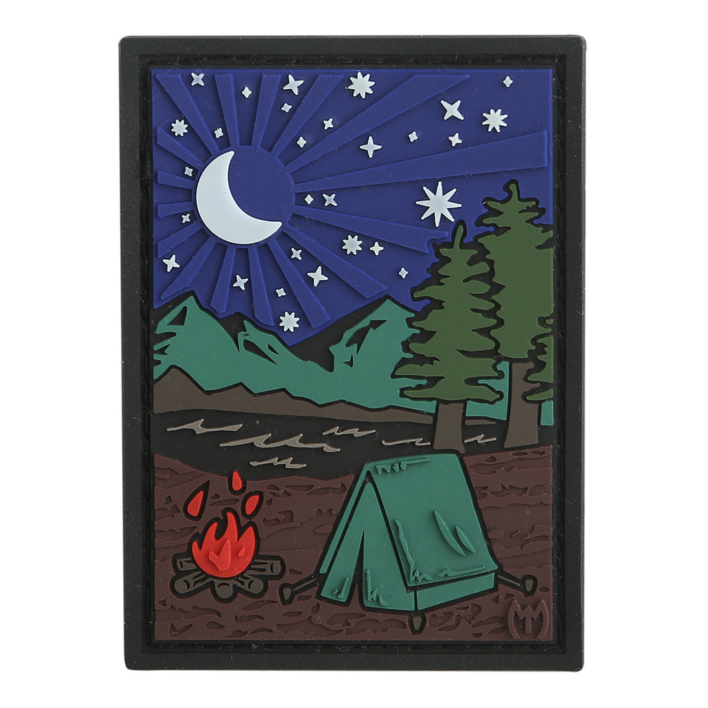 Патч (нашивка) MAXPEDITION Мод. OUTDOOR CAMP - GLOW — технические характеристики, материалы и назначение | KORGAN