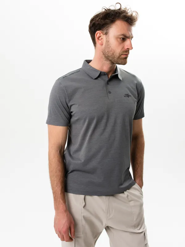 Футболка поло мужская Remington Polo Comfort Gray — одежда для охоты, рыбалки, туризма и города | KORGAN.KZ