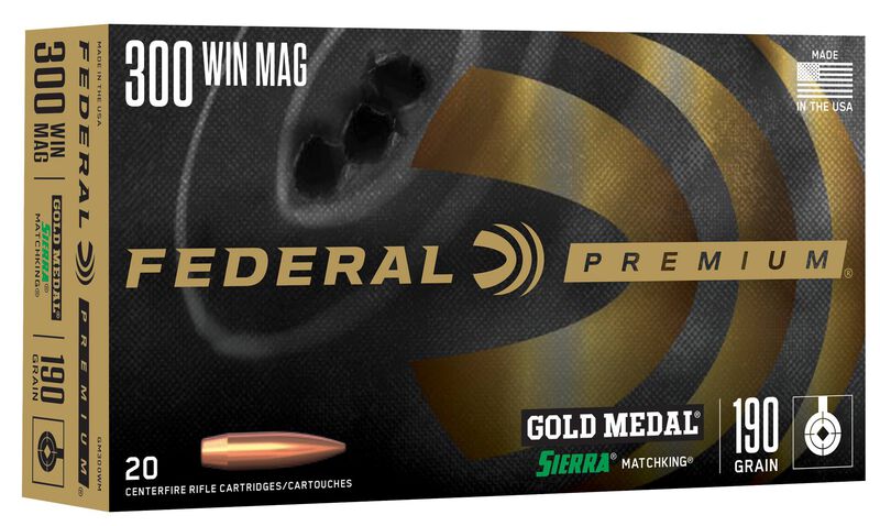 Купить Патрон для нарезного оружия FEDERAL PGM (.300 Win.Mag.) SIERRA MATCHKING (SMK-BTHP)(190grs)(12,31г) в Алматы | Казахстан | Корган Центр