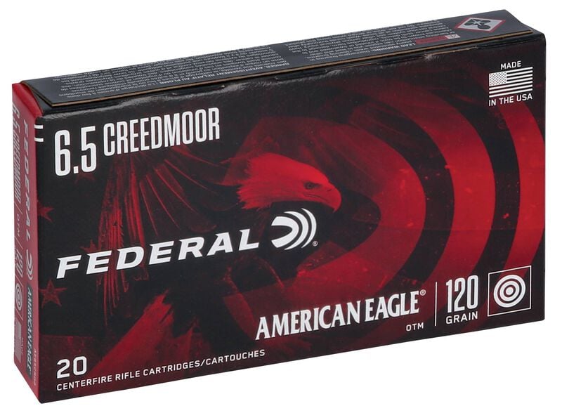 Купить Патрон для нарезного оружия FEDERAL AE (6,5 Creedmoor) OPEN TIP MATCH (OTM)(120grs)(7,78г) в Алматы | Казахстан | Корган Центр