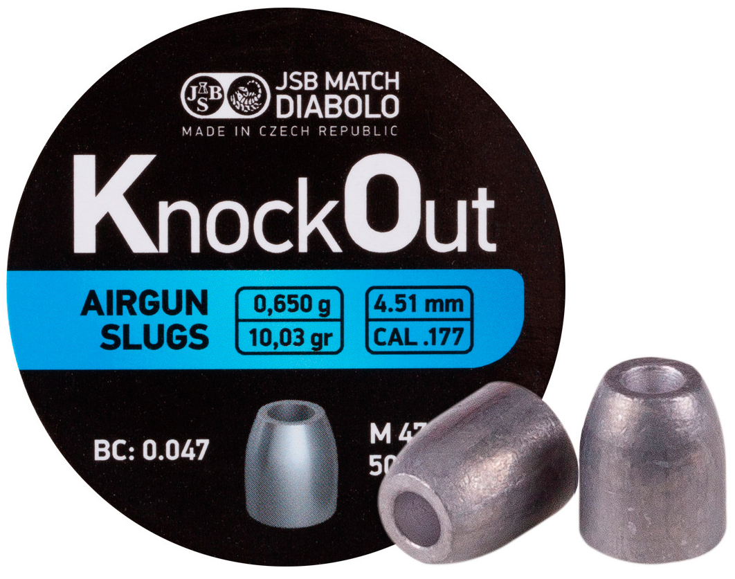 Пульки JSB Мод. KNOCKOUT SLUG купить в Алматы | Магазин Корган Центр