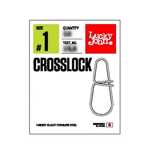 Застежки LUCKY JOHN Мод. PRO SERIES CROSSLOCK 003 — аксессуары и снаряжение для рыбалки: коробки, держатели, инструменты | Алматы, Казахстан