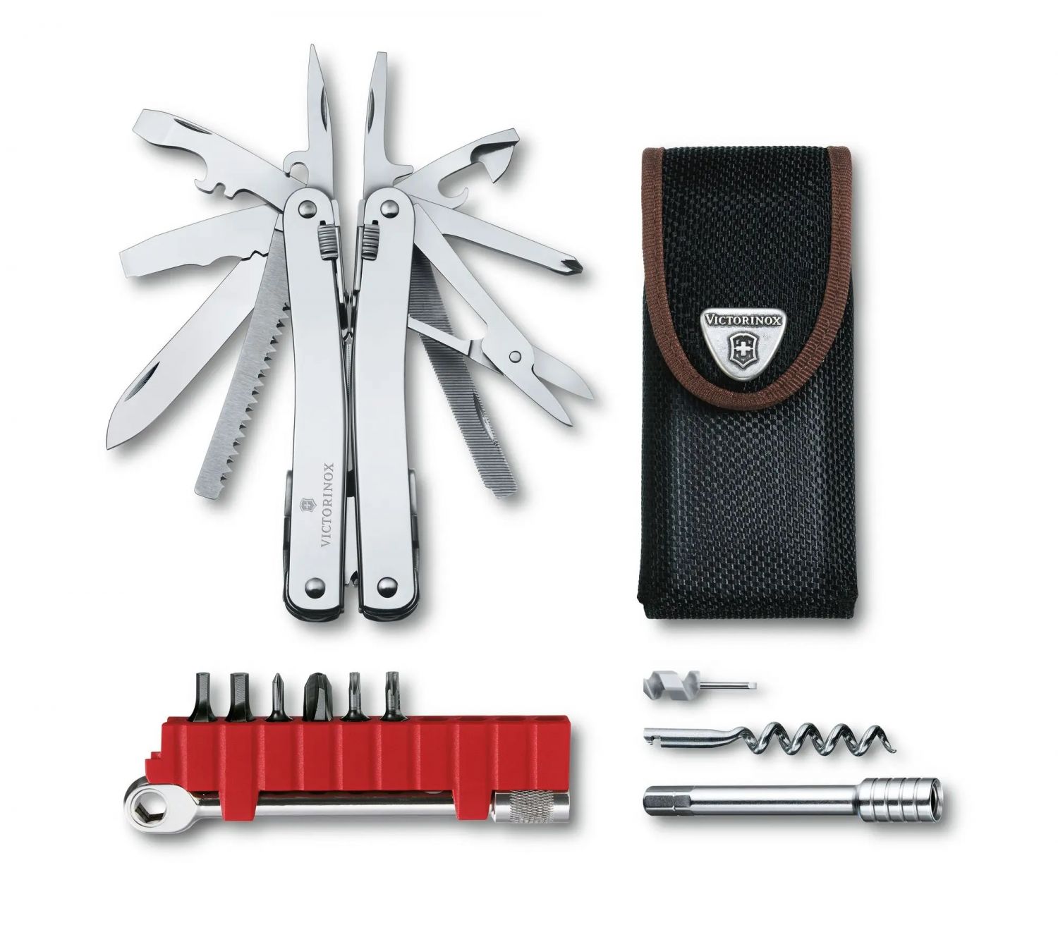 Мультиинструмент VICTORINOX Мод. SWISSTOOL SPIRIT X PLUS RATCHET для охоты и туризма в Алматы, Казахстан