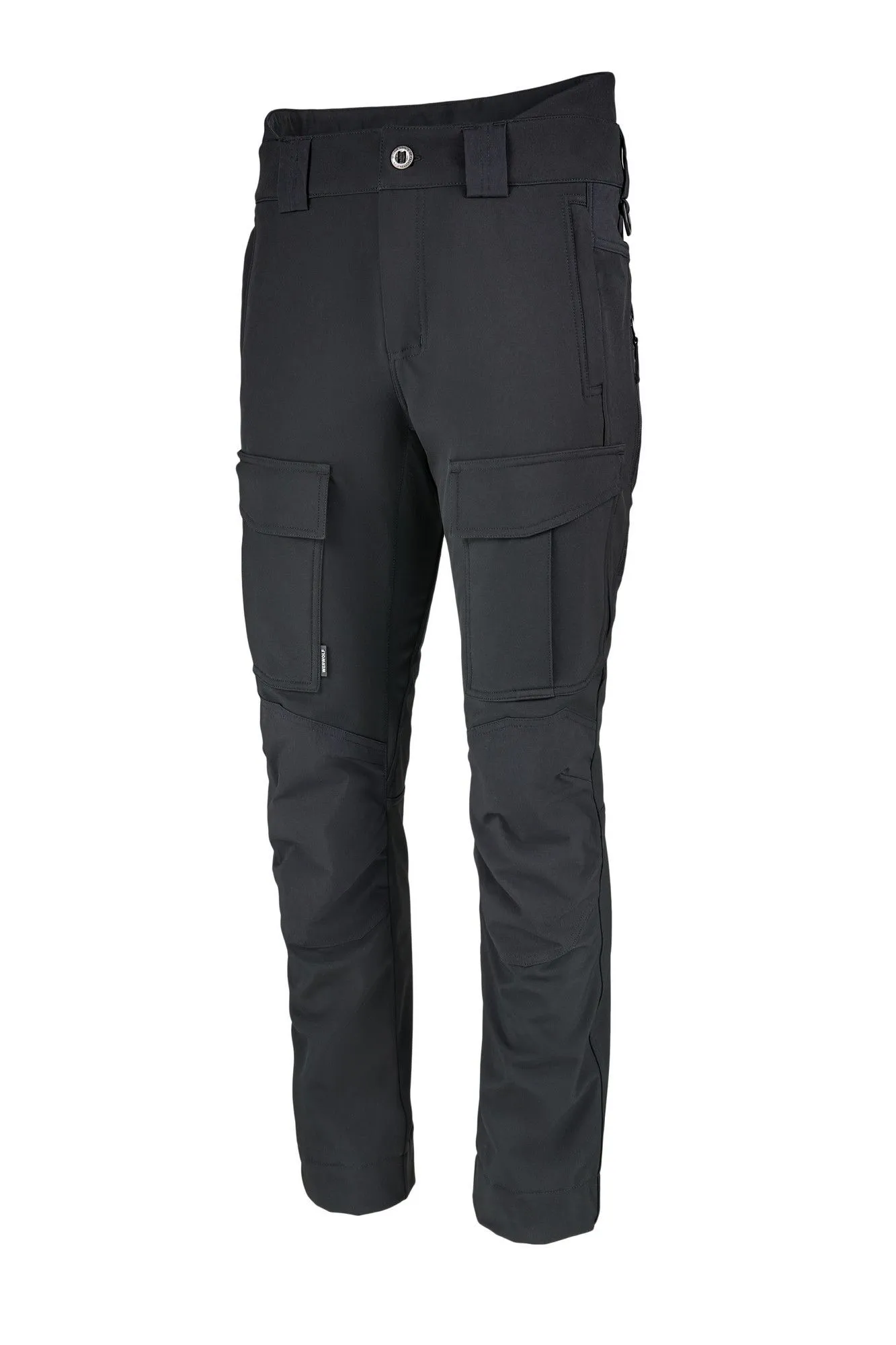 Брюки мужские "Extreme".Ткань софт-шелл на флисе (88%нейлон/12%эластан). Мембрана 10000мм/10000 г/м2/24 часа. Teflon. Черный — брюки и шорты для охоты, рыбалки и туризма | KORGAN.KZ