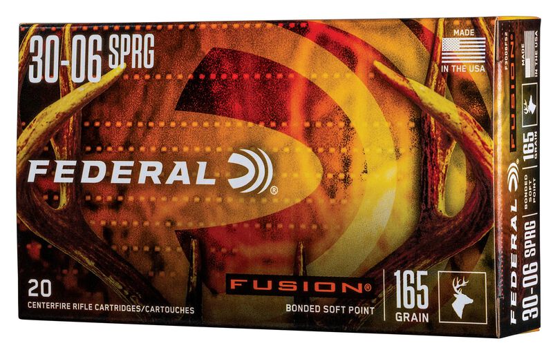 Купить Патрон для нарезного оружия FEDERAL (.30-06 Sprg.) FUSION (FSP)(165grs)(10,69г) в Алматы | Казахстан | Корган Центр