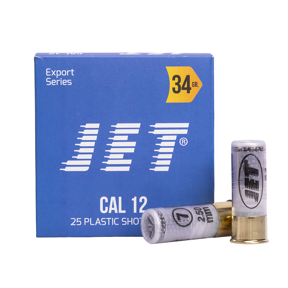  Патрон для гладкоствольного оружия JET (12/70)(34г)(№7)(2,5мм) в Алматы | Казахстан | Корган Центр | KORGAN