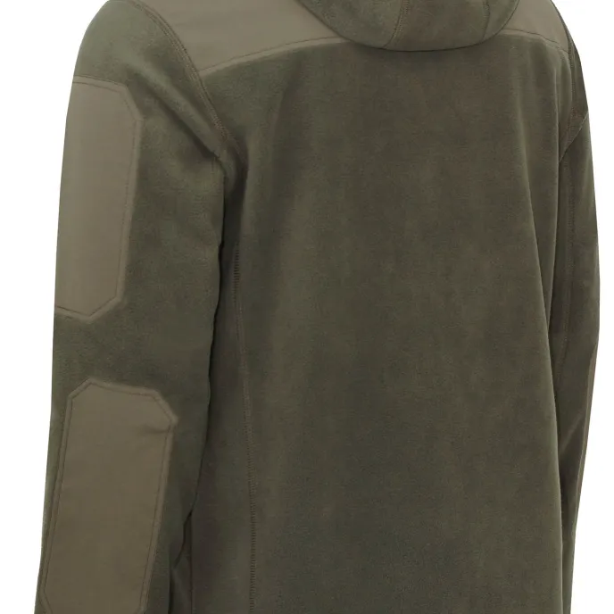 Толстовка мужская флисовая "Дозор". Ткань флис антипиллинг (100% полиэстер, 300 г/кв.м.). Темная олива — одежда для охоты, рыбалки, туризма и города | KORGAN.KZ