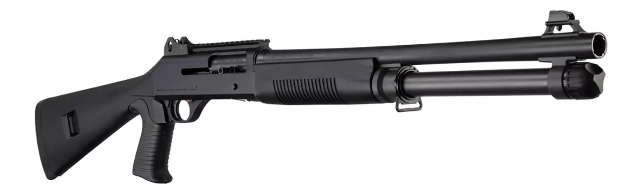 Гладкоствольное ружье BENELLI Moд. M4 BLACK PISTOL GRIP (полуавтоматическое) для охоты и спортивной стрельбы в Алматы, Казахстан