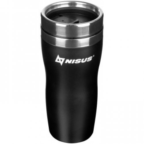 Термокружка NISUS с пласт.крышкой Мод. N.TK-023-450 — качественный термос для походов, туризма и активного отдыха