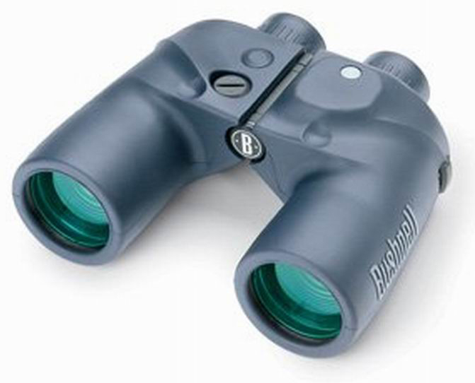 Бинокль BUSHNELL Мод. MARINE COMPASS / RETICLE BLUE BaK-4 PORRO PRISM для охоты и туризма в Алматы, Казахстан