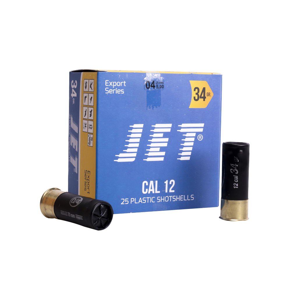  Патрон для гладкоствольного оружия JET 12/70 4 34gr в Алматы | Казахстан | Корган Центр | KORGAN