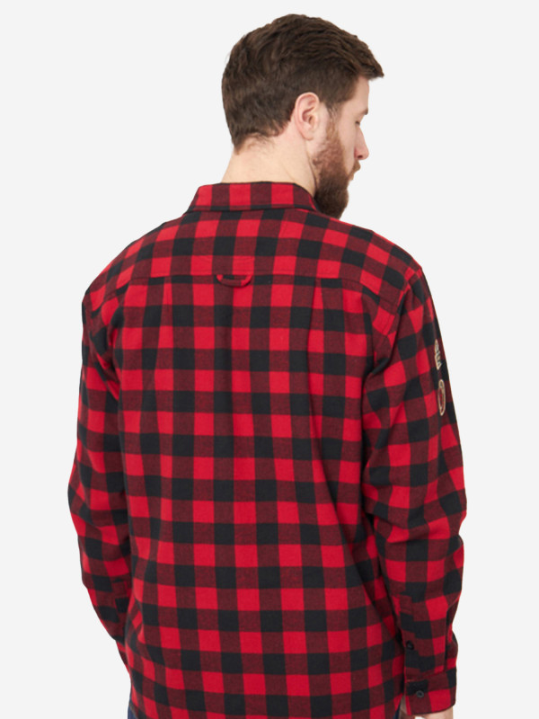 Рубашка фланелевая красная клетка — одежда для охоты, рыбалки, туризма и города | KORGAN.KZ