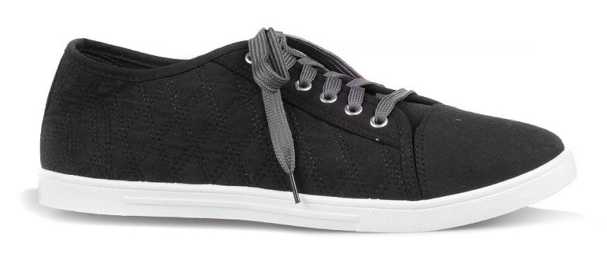 Обувь EVASHOES "КЕДЫ" (текст.)(черный)(шнуровка)(стеганные) — обувь, стельки и уход за обувью | KORGAN.KZ