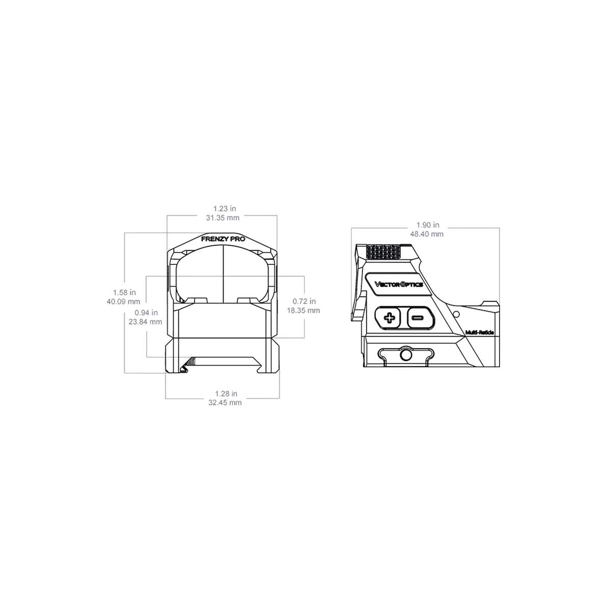 Коллиматорный прицел VECTOR OPTICS Мод. FRENZY-X GENII SOLAR 1x20x26 для охоты в Алматы, Казахстан