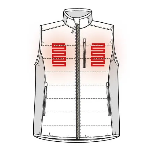 Жилет с подогревом DEERHUNTER-HEAT (коричневый) — одежда с подогревом для экстремальных условий | KORGAN.KZ