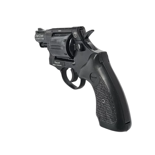 Газовый пистолет RECORD Мод. CHIEF 2' BLACK (к.-бр: 9мм)(6-зарядный) — купить газовые пистолеты в Алматы | Доставка по Казахстану