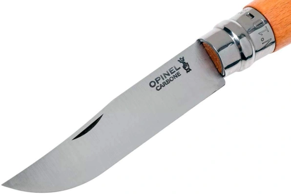 Купить Нож складной Opinel N10 Beech Carbon 6см в Алматы — магазин Korgan Center | Казахстан | Доставка во все регионы