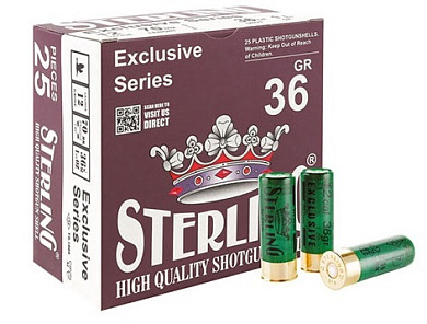  Патрон для гладкоствольного оружия Sterling 12/70 36 г. №3 в Алматы | Казахстан | Корган Центр | KORGAN
