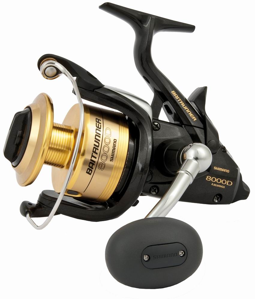 Катушка SHIMANO BAITRUNNER 4000 D — катушка с задним фрикционом, снасти и аксессуары для рыбалки | Алматы, Казахстан