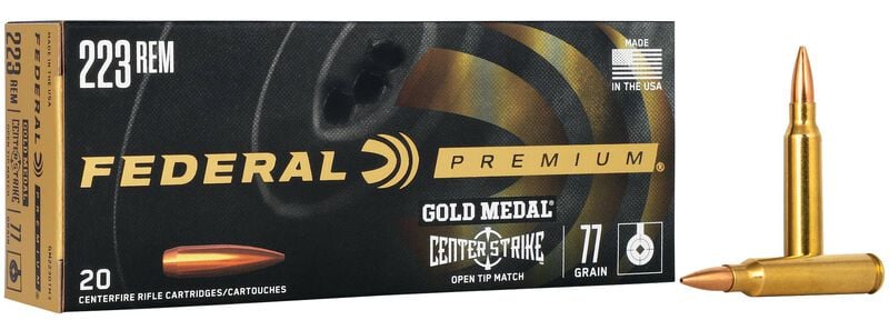 Купить Патрон для нарезного оружия FEDERAL PGM (.223 Rem.) CENTERSTRIKE (OTM)(77grs)(4,99г) в Алматы | Казахстан | Корган Центр