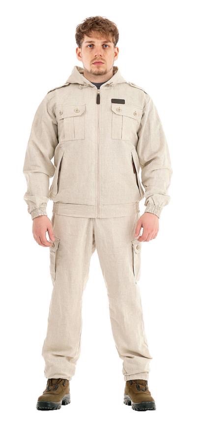 Костюм летний NOVATEX "Вальдшнеп" (тк.лен)(натуральный) — куртки, жилеты, маскировочные костюмы, одежда для рыбалки и охоты | KORGAN Казахстан