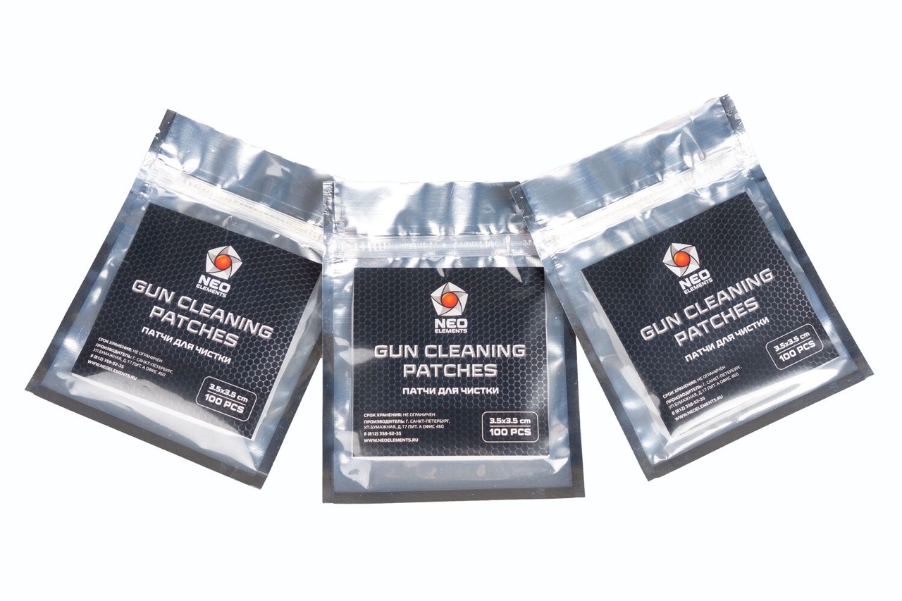 Патчи для чистки оружия NEO ELEMENTS для ухода за оружием в Алматы, Казахстан